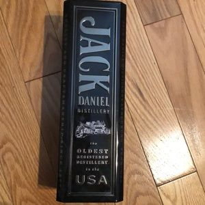 Jack Daniels whiskey tin casing